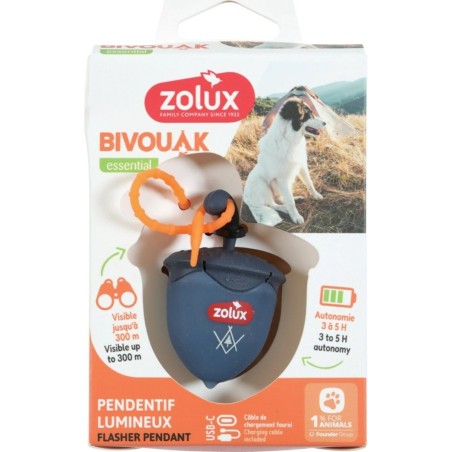 Collier pour Chien Zolux BIVOUAK Bleu