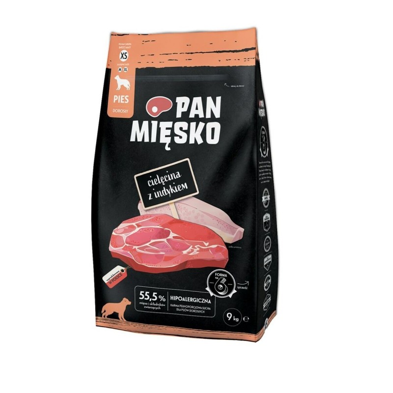 Nourriture PAN MIĘSKO XS Veau 9 kg