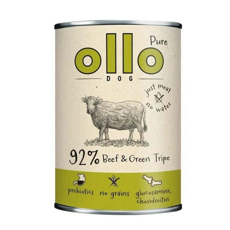 Alimentation humide Ollo                                 Viande de bœuf 400 g