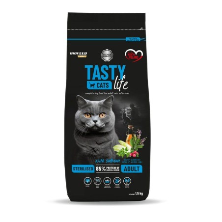 Aliments pour chat Biofeed Tasty Cats Life Saumon 1