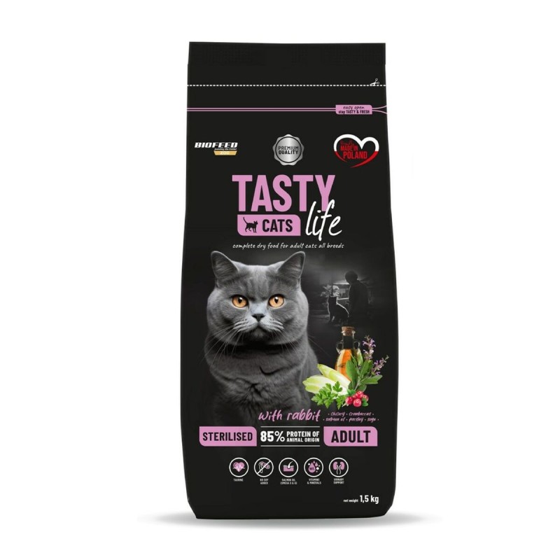 Aliments pour chat Biofeed Tasty Cats Life Lapin 1