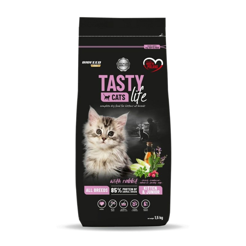 Aliments pour chat Biofeed Tasty Cats Life Lapin 1