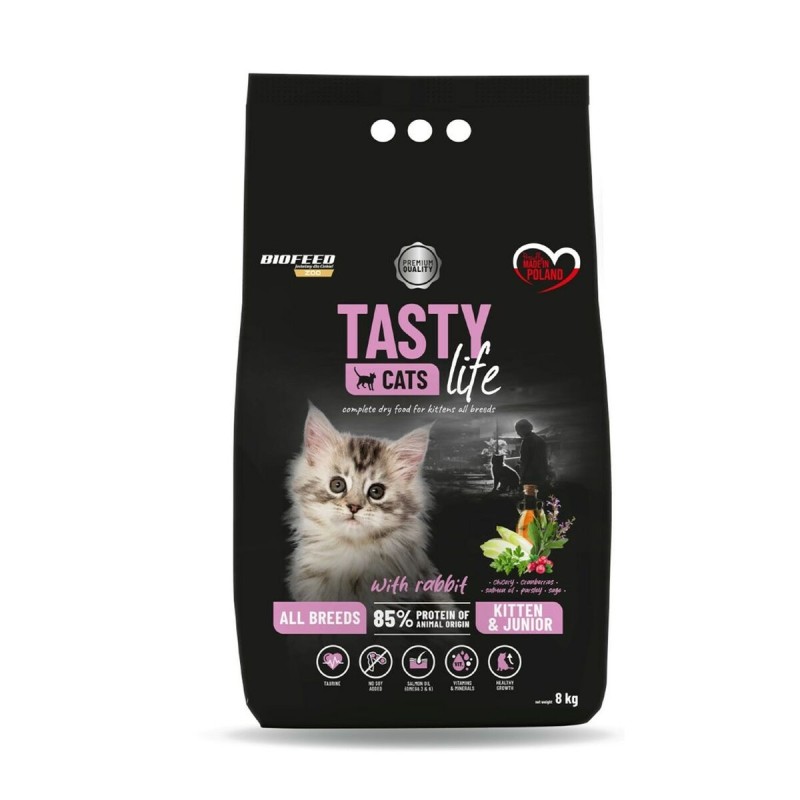 Aliments pour chat Biofeed Tasty Cats Life Lapin 8 kg