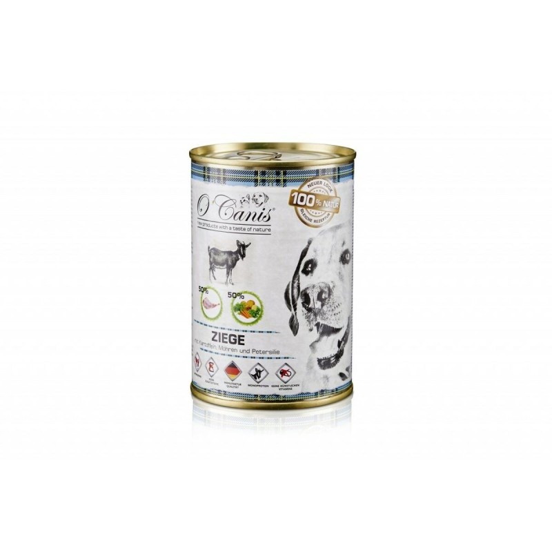 Alimentation humide O'canis                                 Pommes de terre Chèvre Carotte 400 g