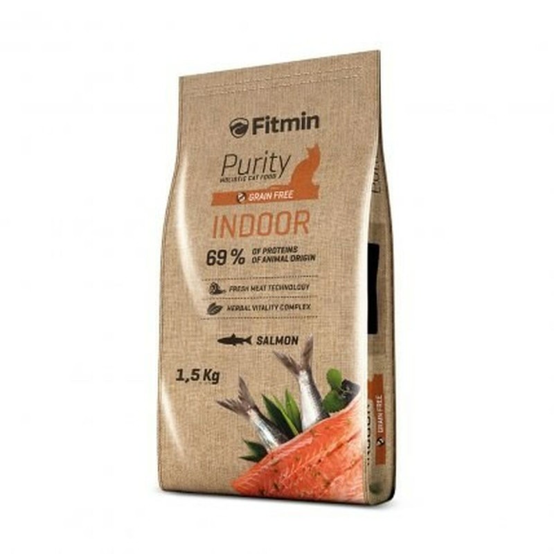 Aliments pour chat Fitmin Purity Indoor Poisson 1