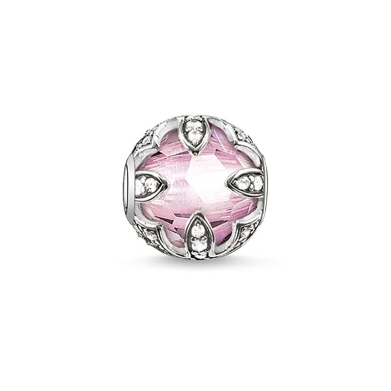 Perle de verre Femme Thomas Sabo K0108-640-9 Rose Argenté (1