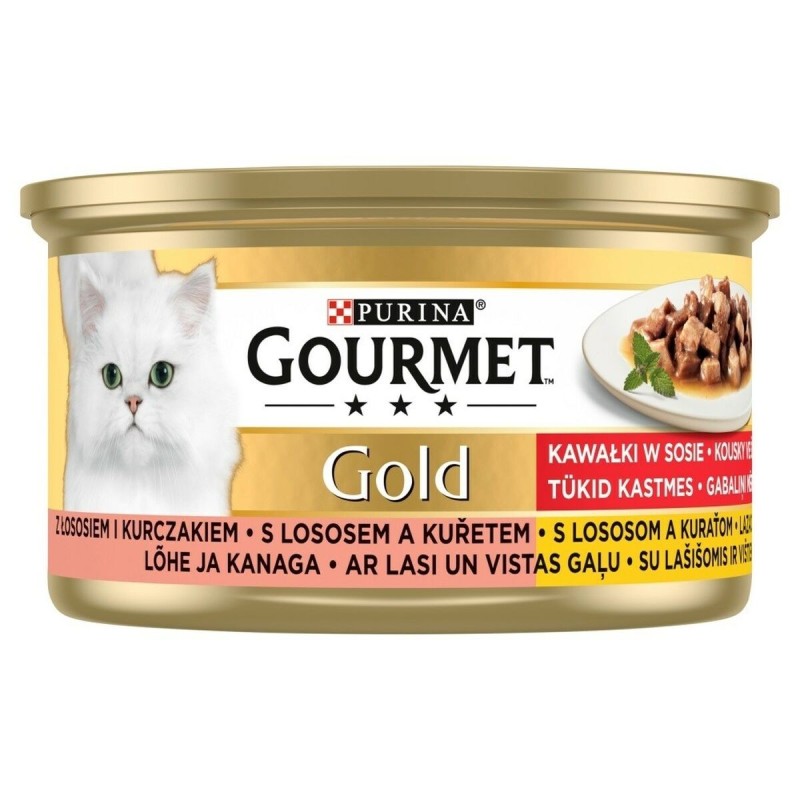 Aliments pour chat Purina   Poulet Saumon 85 g