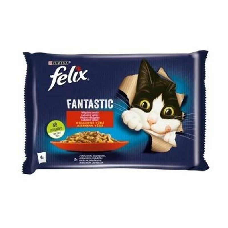 Aliments pour chat Purina Fantastic Agneau Lapin 340 g