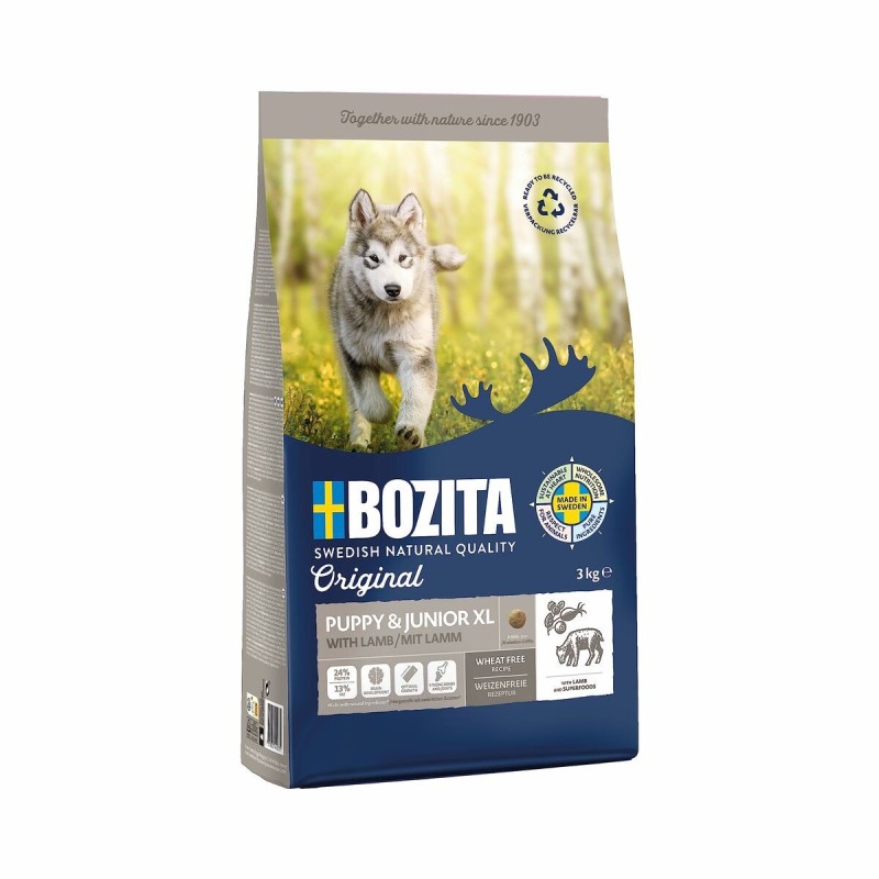 Nourriture Bozita Original Puppy & Junior XL Lamb Agneau 3 Kg