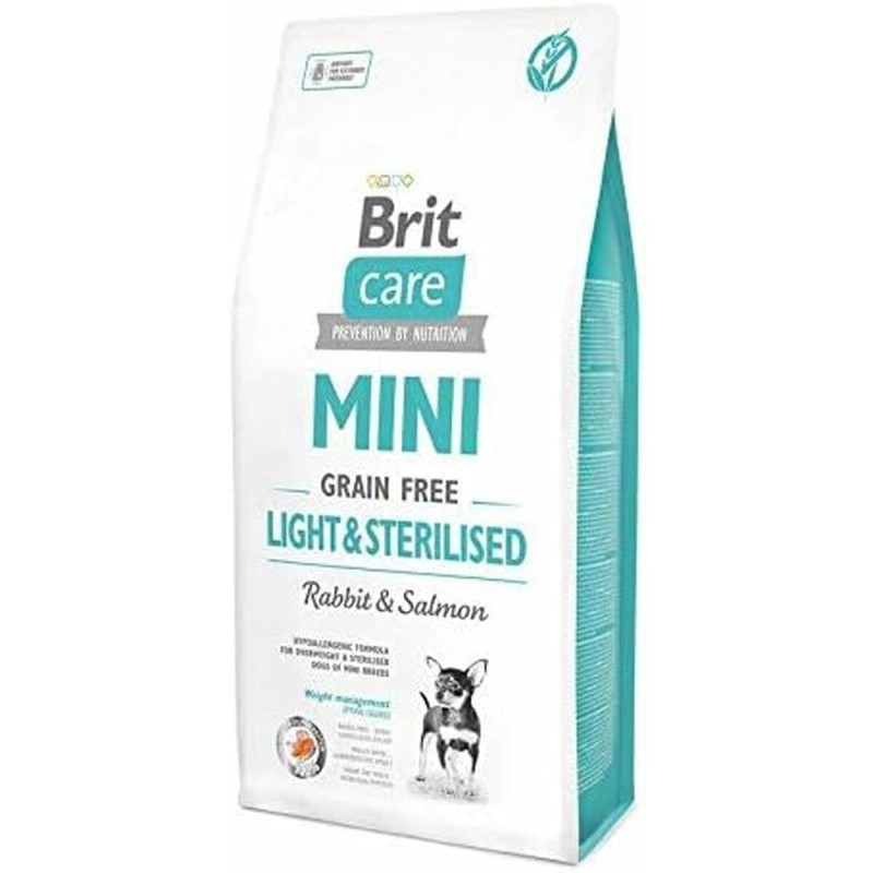 Nourriture Brit Care Mini Light & Sterilised Saumon Lapin 7 kg