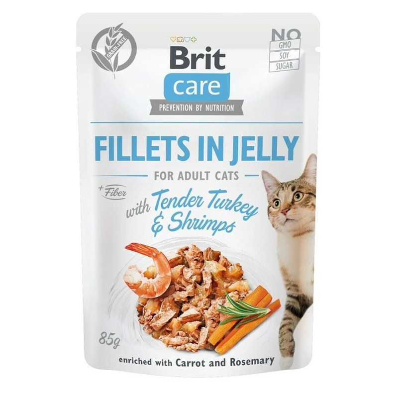 Aliments pour chat Brit Jelly Poulet Dinde 85 g