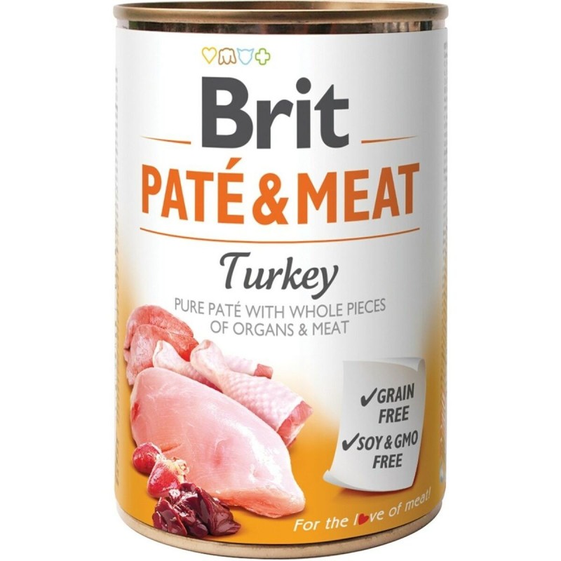 Alimentation humide Brit                                 Poulet Dinde 400 g