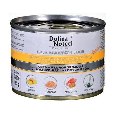 Alimentation humide Dolina Noteci Poulet Foie Cochon 185 g