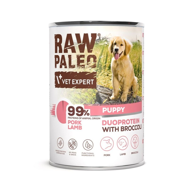 Alimentation humide VETEXPERT RAW PALEO Cochon 400 g