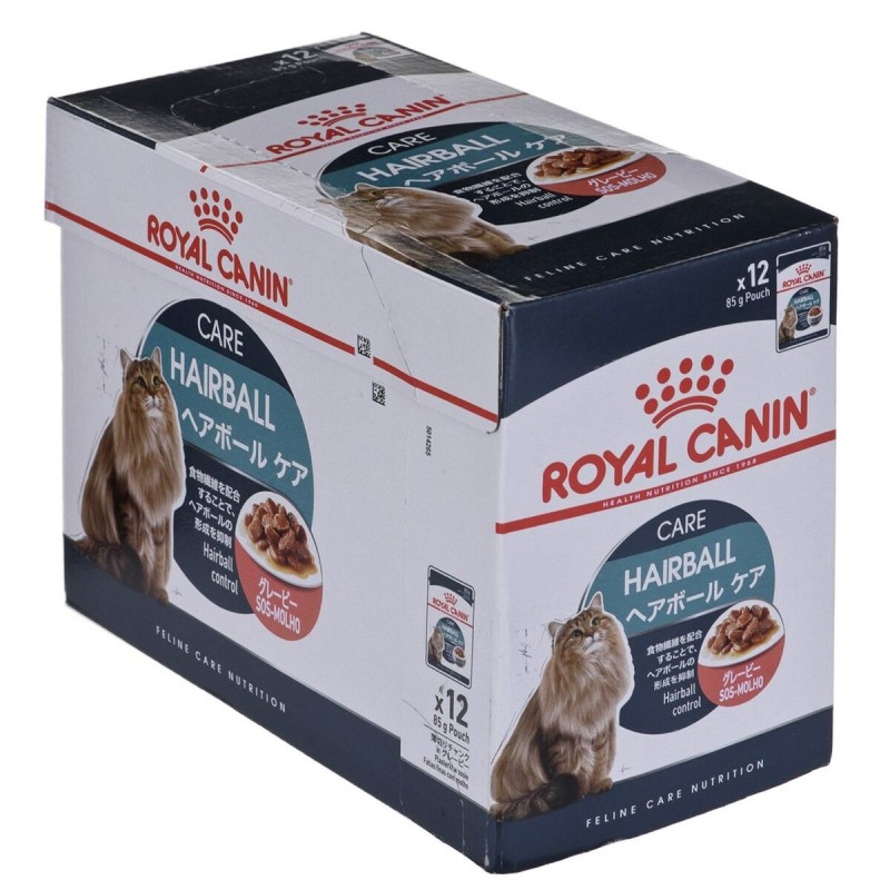 Aliments pour chat Royal Canin Hairball Care Gravy Viande 12 x 85 g