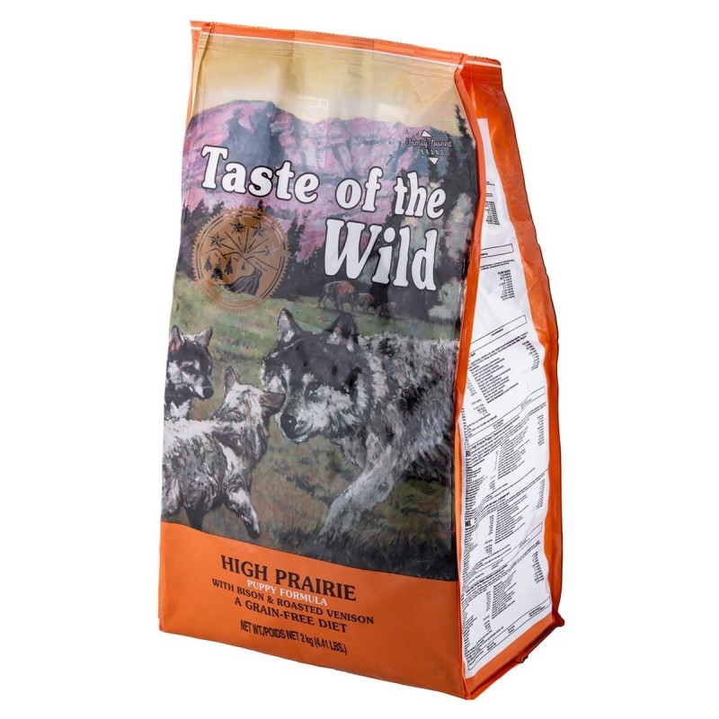 Nourriture Taste Of The Wild High Prairie Puppy Petit/Junior Veau Agneau 2 Kg