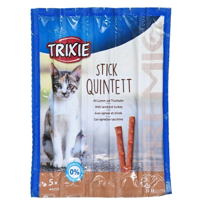 Collation pour Chat Trixie   5 x 5 g Saumon Dinde Agneau Foie Oiseaux