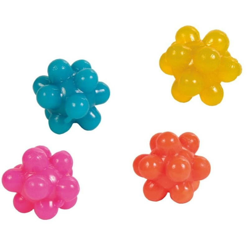 Jouet pour chien Trixie Bubble Multicouleur Multi Caoutchouc Plastique Intérieur/Extérieur (4 Unités)