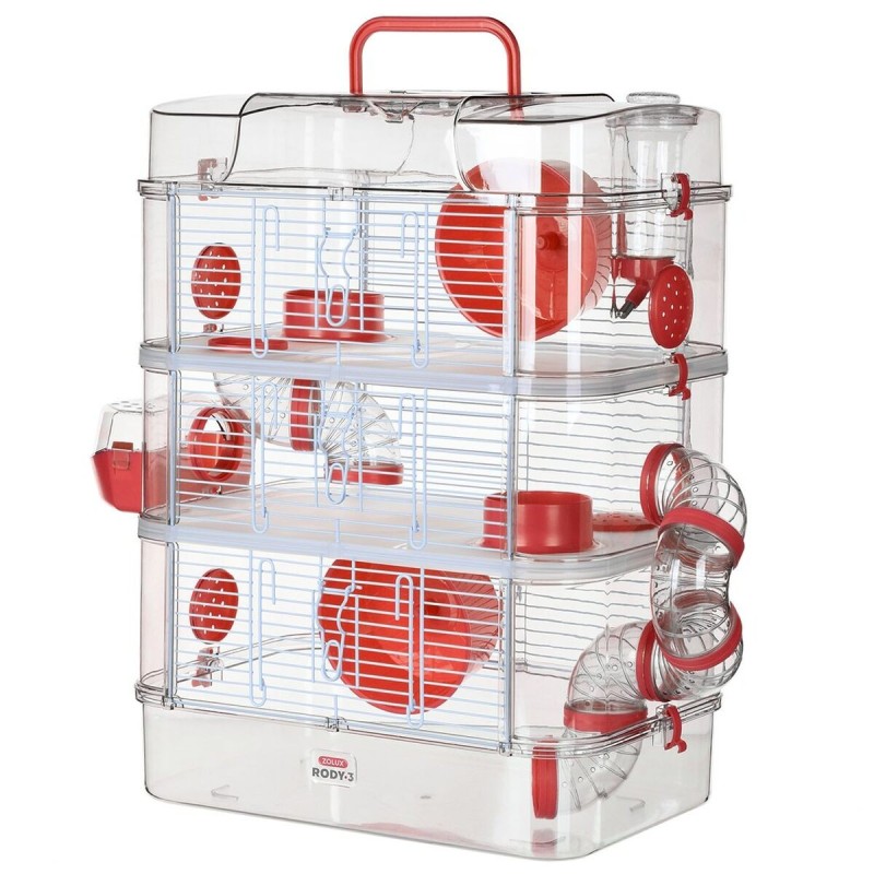 Cage Zolux Rody3 Métal Plastique 41 x 36 x 27 cm (1 Pièce)