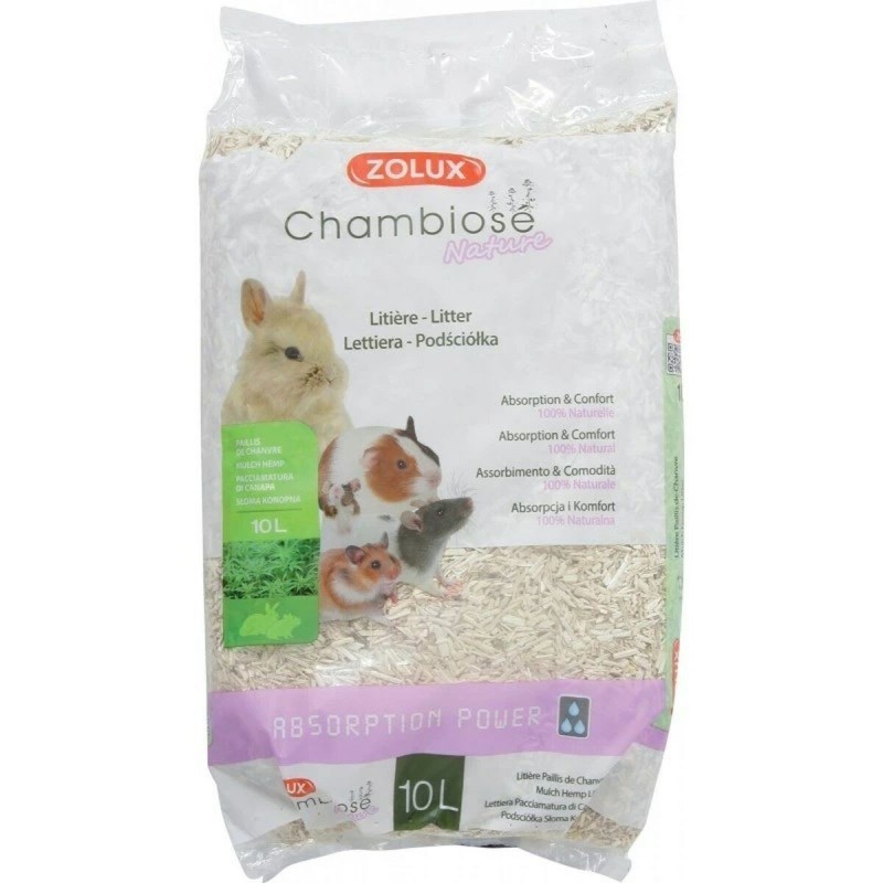 Nourriture Zolux Chambiose Nature Lapin Rongeurs 10 L