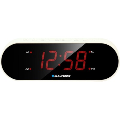 Horloge de table Blaupunkt CR6WH Blanc Noir 19