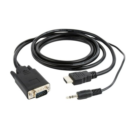 Adaptateur VGA vers HDMI avec Audio GEMBIRD A-HDMI-VGA-03-6 Noir 1