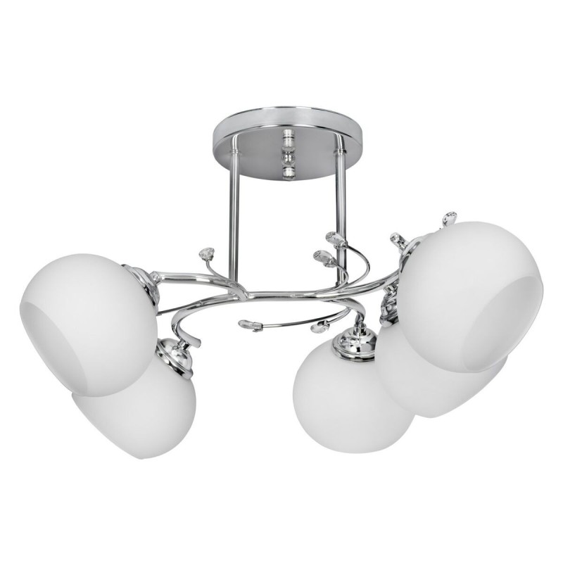 Suspension Activejet AJE-IRMA 5P Blanc Noir Argenté Métal 40 W 50