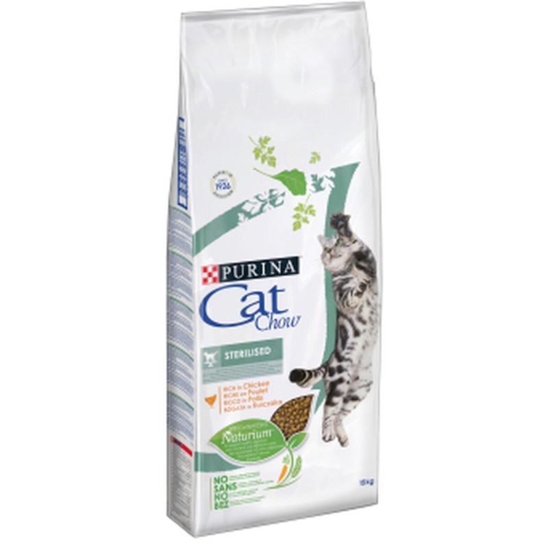 Aliments pour chat Purina CAT CHOW STERILISED Adulte Poulet 1