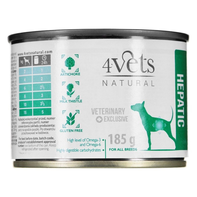 Alimentation humide 4VETS                                 Chiens adultes Dinde 185 g