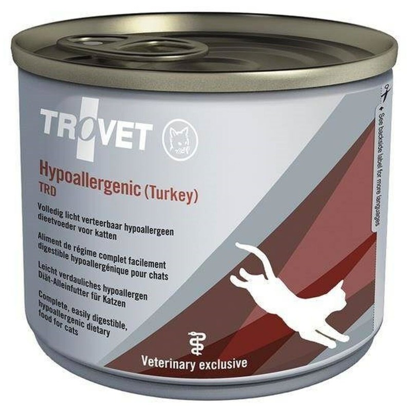 Aliments pour chat Trovet  Hypoallergenic TRD Dinde 200 g