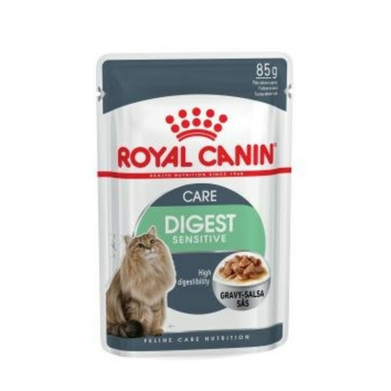 Aliments pour chat Royal Canin Digest Sensitive Care Viande 12 x 85 g