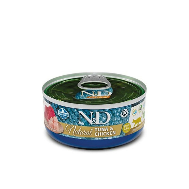 Aliments pour chat Farmina N&D Natural Poulet Thon 140 g