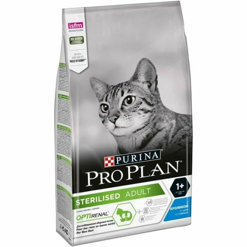 Aliments pour chat Purina Pro Plan Sterilised Renal Plus Adulte Lapin 1