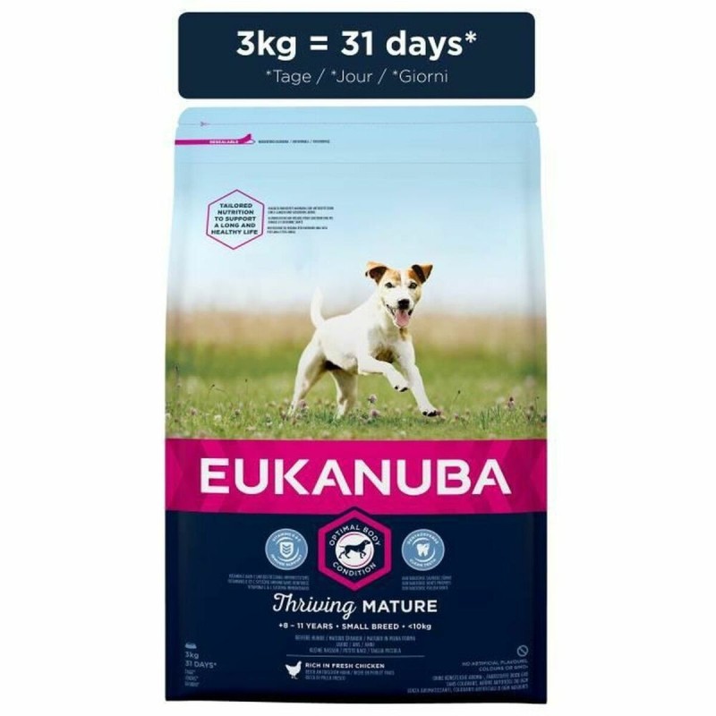 Nourriture Eukanuba Mature Adulte Poulet 3 Kg