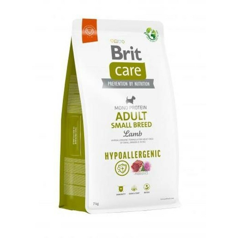 Nourriture Brit Care Hypoallergenic Adult Small Breed Adulte Agneau Riz 7 kg