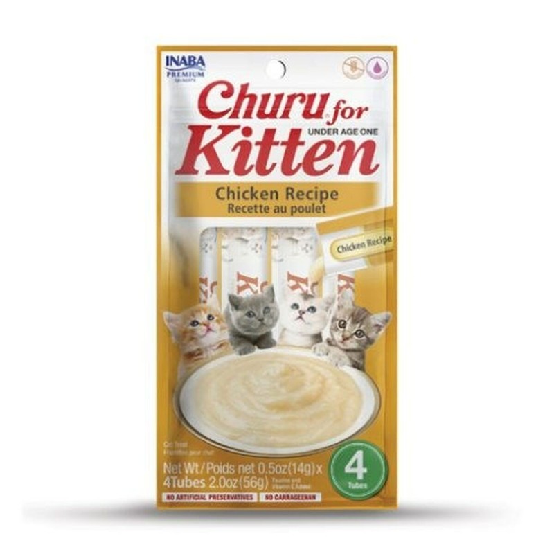 Collation pour Chat Inaba Churu for Kitten Poulet 4 x 14 g