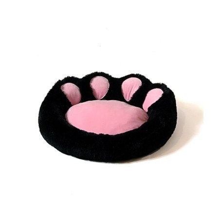 Lit pour animal domestique GO GIFT L Noir Rose