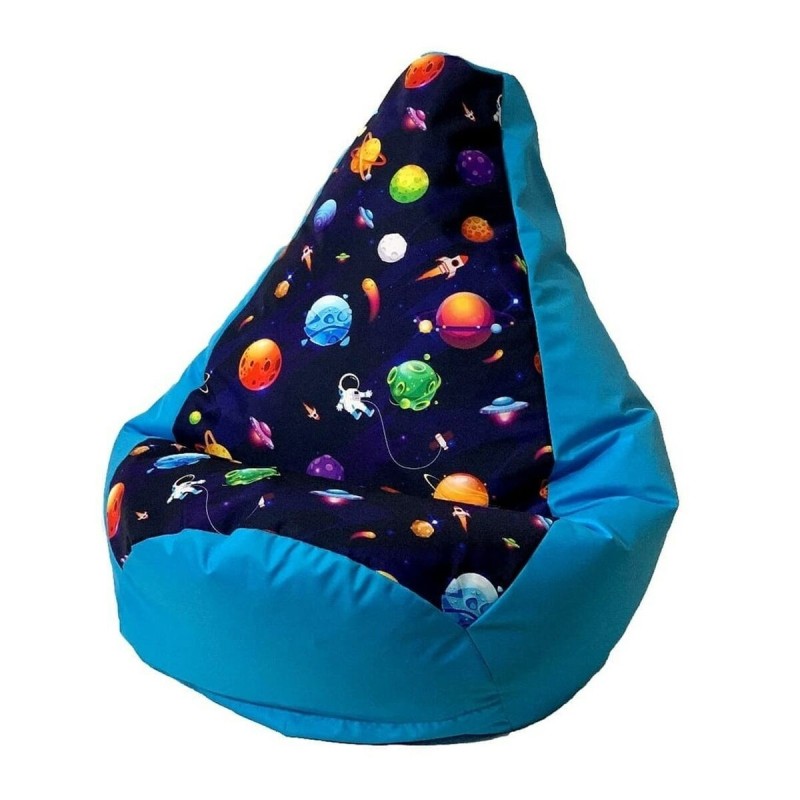 Pouf GO GIFT Bleu 130 x 90 cm Poire