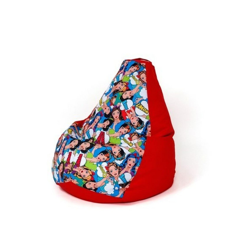 Pouf GO GIFT Rouge 105 x 80 cm Poire