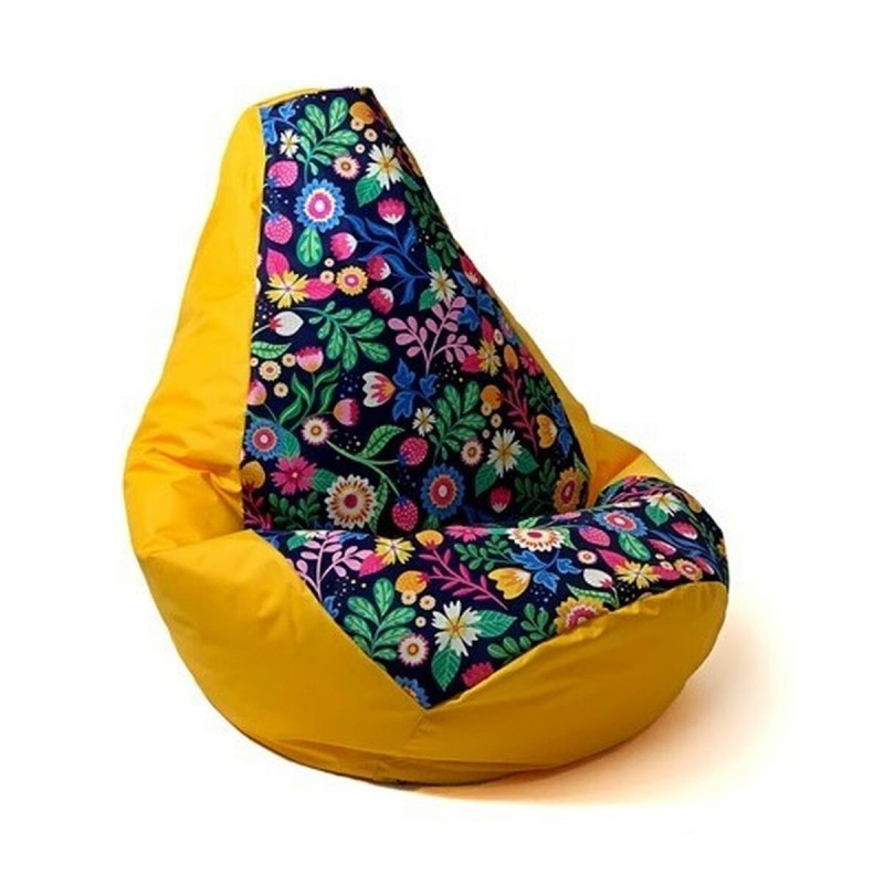 Pouf GO GIFT Jaune 105 x 80 cm Poire