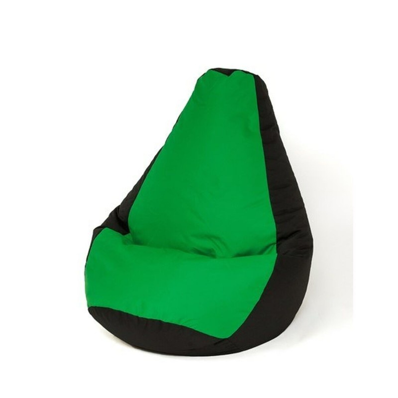 Pouf GO GIFT Noir Vert 105 x 80 cm Poire