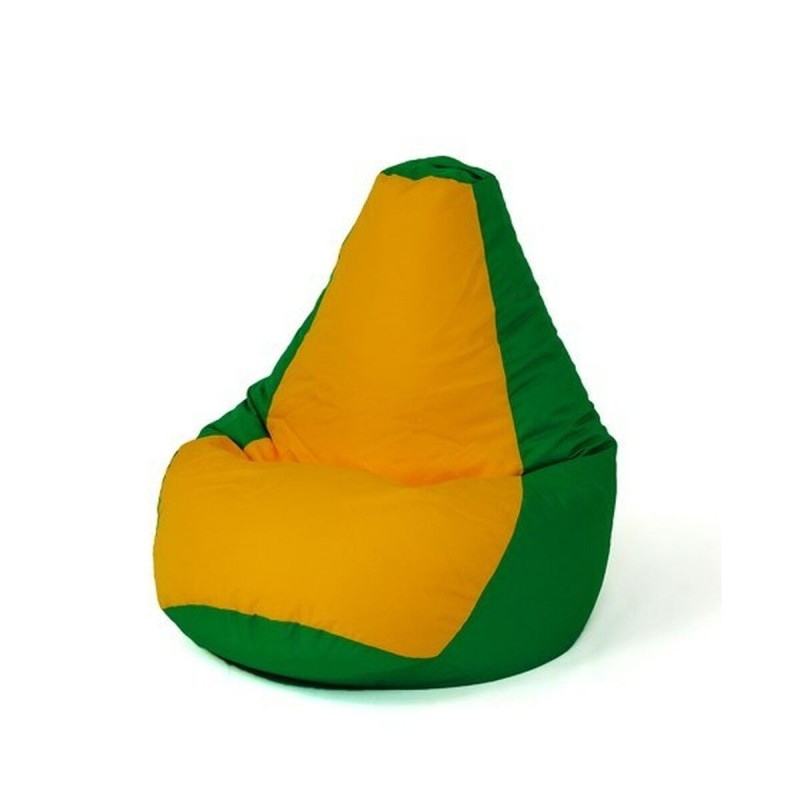 Pouf GO GIFT Jaune Vert 105 x 80 cm Poire