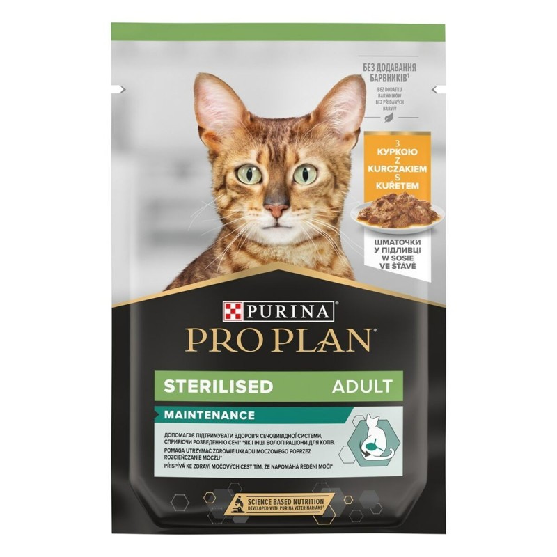 Aliments pour chat Purina Pro Plan Sterilised Poulet Veau 10 x 85 g