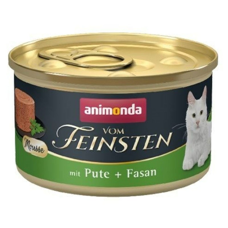 Aliments pour chat Animonda Vom Feinsten Muscle Pavo y Faisan Dinde Viande Cochon faisan 85 g