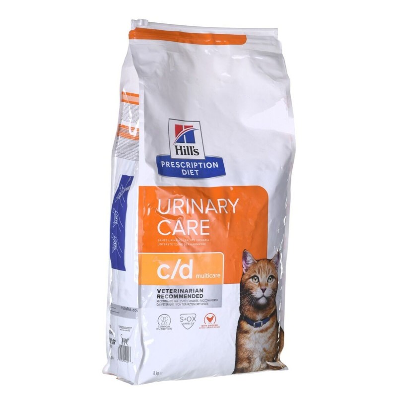 Nourriture Hill's Feline c/d Urinary Care Multicare Adulte Poulet 8 kg