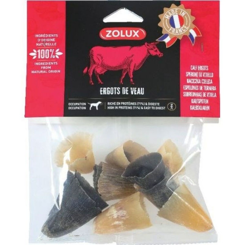 Jouet pour chien Zolux Calf hooves Viande de bœuf 100 g