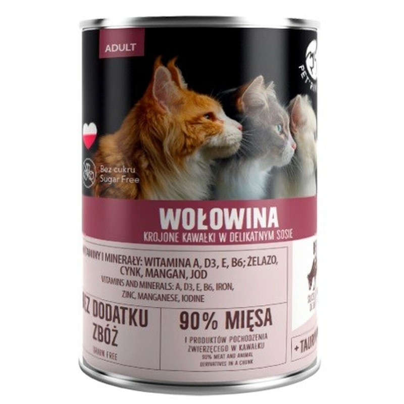 Aliments pour chat PETREPUBLIC Beef Viande de bœuf 400 g