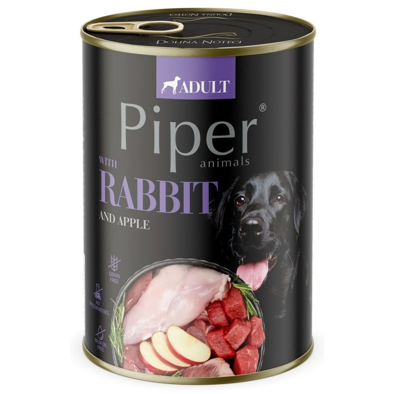 Alimentation humide Dolina Noteci Piper Animals Rabbit and apple 800 g