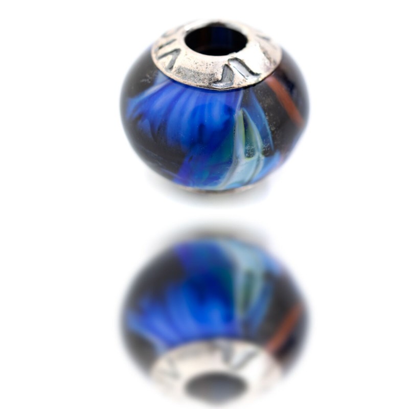 Perle de verre Femme Viceroy VMB0048-25 Bleu 1 cm