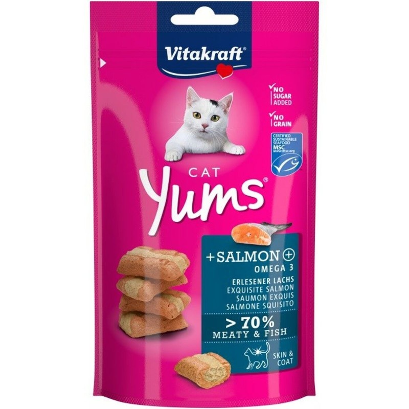 Collation pour Chat Vitakraft Cat Yums Salmon Poisson 40 g